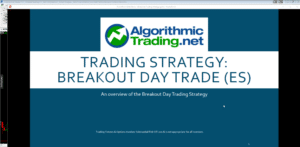 Day Trading Strategy